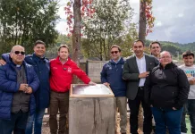 Inauguran remodelada plaza junto a vecinos en sector San José de la Dehesa de Empedrado