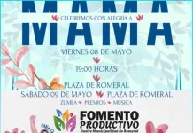 Romeral celebrará el Día de la Madre con actividades recreativas y feria de emprendimiento en la plaza comunal