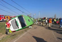 Dos Fallecidos Y Mas De 20 Lesionados Deja Volcamiento De Bus Turbus En La Ruta 5 Sur En Teno