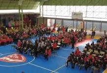 Escuela Arturo Alessandri Palma Inaugura Nueva Carpeta Deportiva Y Mural Artistico En Romeral 1