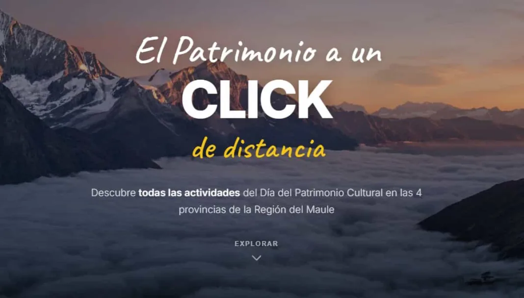 Maule Lanzo Plataforma Especial Para Reunir Actividades Del Dia Del Patrimonio 2026 Maule Lanzo Plataforma Especial Para Reunir Actividades Del Dia Del Patrimonio 2026