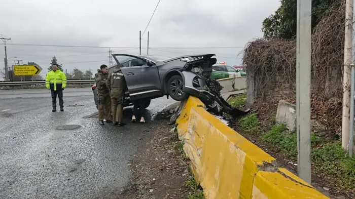 Dos Lesionados Deja Accidente De Transito En La Ruta 5 Sur Frente A Sagrada Familia 1 Dos Lesionados Deja Accidente De Transito En La Ruta 5 Sur Frente A Sagrada Familia 1