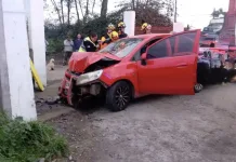 Vehiculo Impacta Contra Una Vivienda Tras Perder El Control En La Ruta J 55 De Romeral