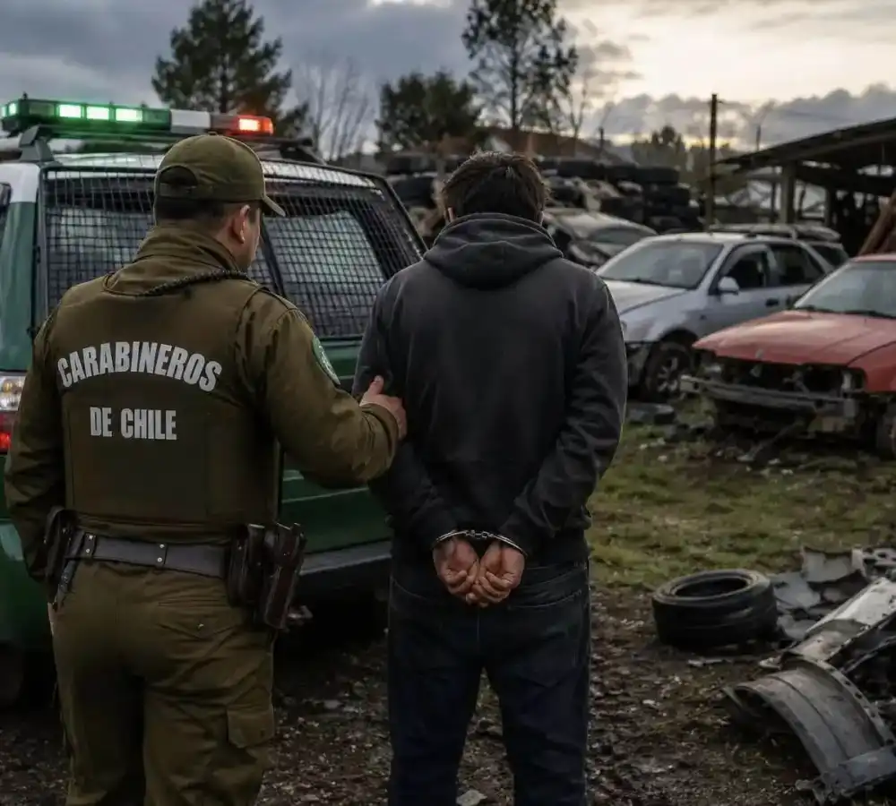 Carabineros Detiene A Hombre Por Receptacion De Vehiculos En Longavi 1