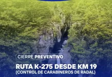 Cierran preventivamente el acceso al sector Radal por sistema frontal en la comuna de Molina Cierran Preventivamente El Acceso Al Sector Radal Por Sistema Frontal En La Comuna De Molina