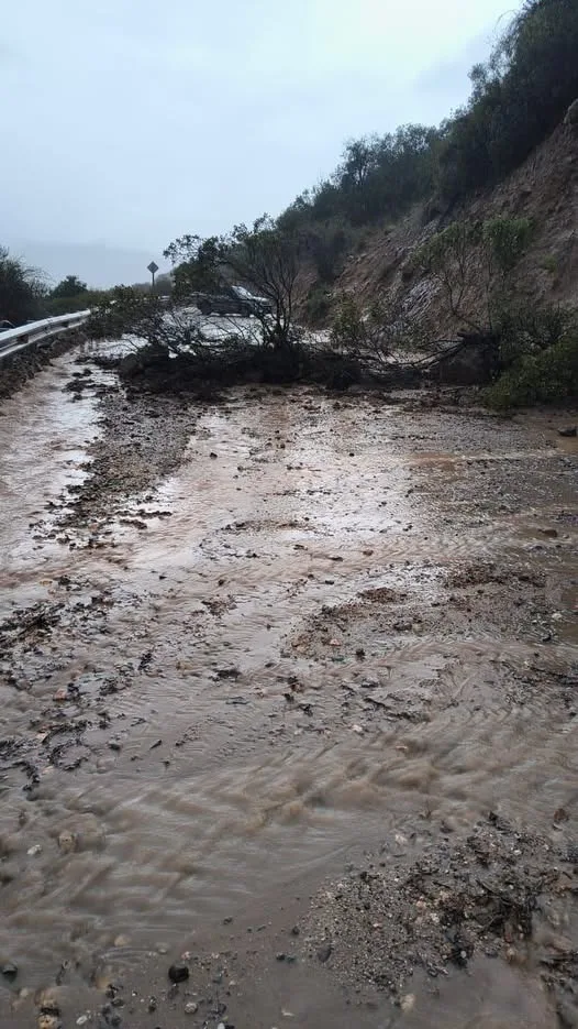 Derrumbe Obliga A Suspender El Transito En La Ruta I 45 Hacia El Sector La Rufina