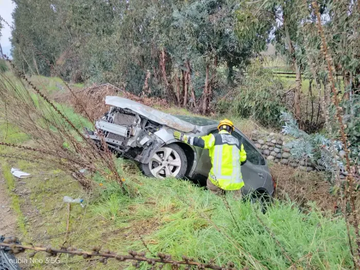 Accidente Por Alcance En Ruta 90 Deja Dos Personas Lesionadas En Placilla 1