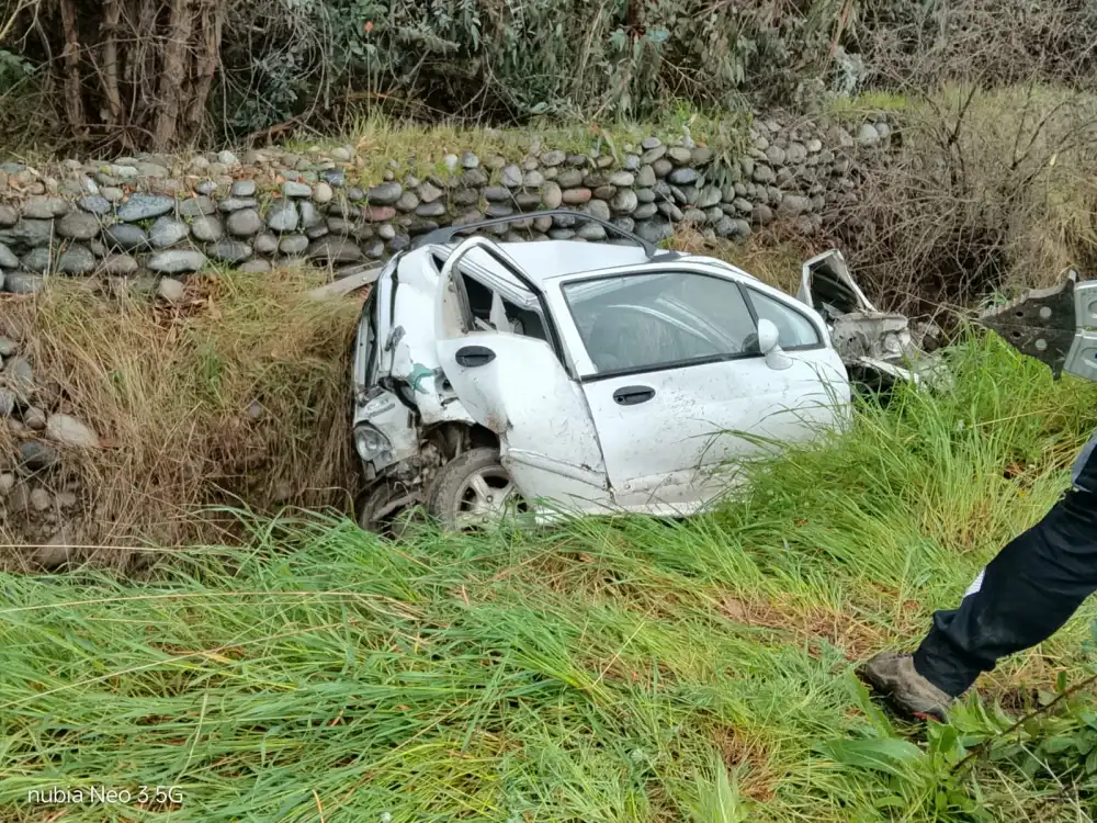 Accidente Por Alcance En Ruta 90 Deja Dos Personas Lesionadas En Placilla