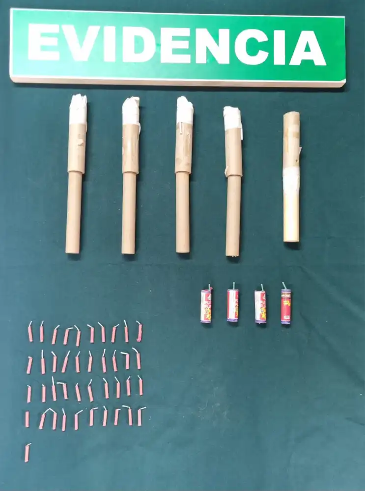 Control Vehicular En Curico Termina Con Joven Detenido Por Porte De Fuegos Artificiales