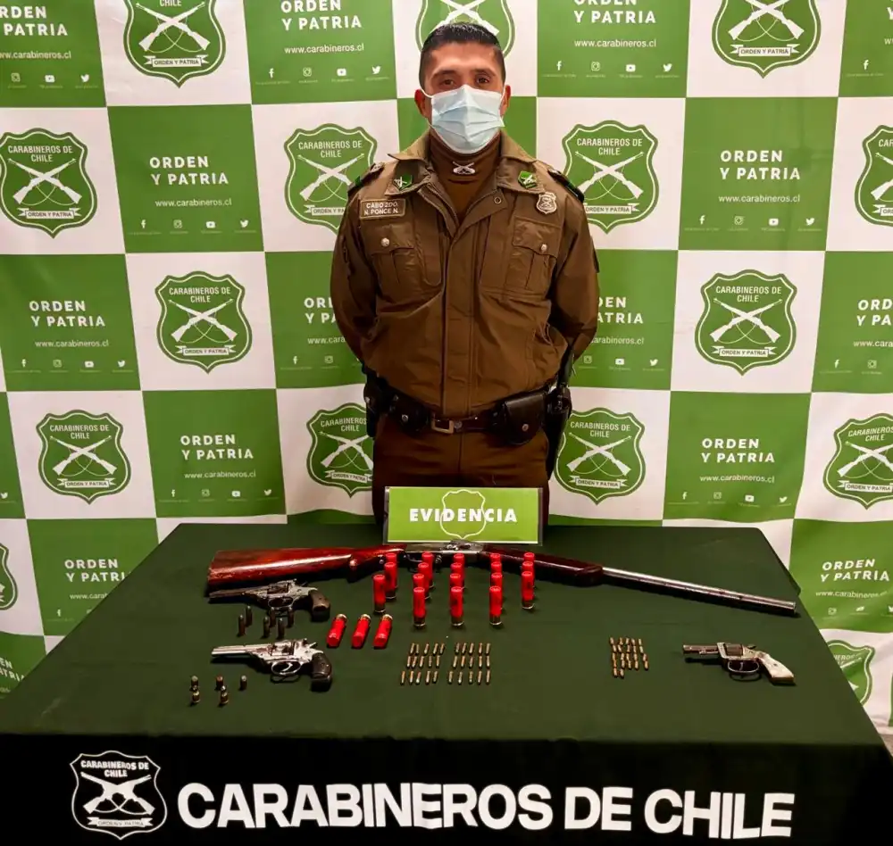 Denuncia Por Amenazas Deriva En Hallazgo De Armas Y Detencion De Un Hombre En Parral