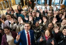Delegación de vecinos de Sarmiento visitó el Congreso Nacional y fue recibida por diputado Javier Muñoz Diputado Javier Munoz Recibio A Delegacion De Vecinos De Sarmiento En El Congreso Nacional