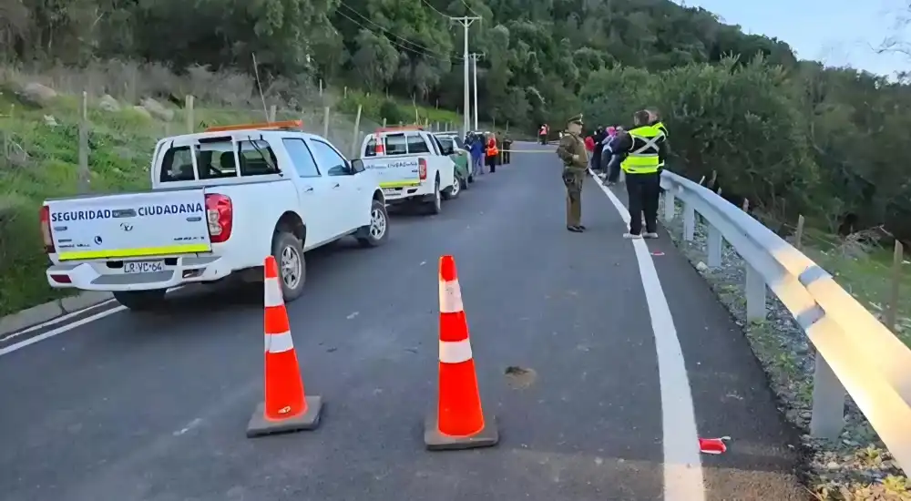 Dos Personas Fallecen Tras Desbarrancamiento De Camion En Sector El Guindo Alto De Teno