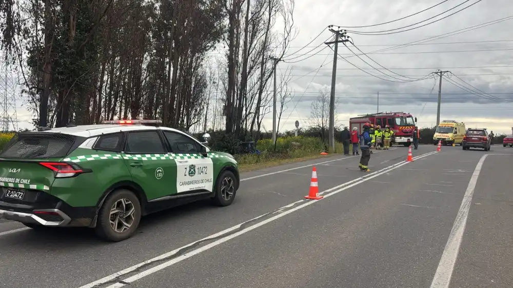 Fatal Accidente De Transito Obliga A Interrumpir La Ruta K 31 Entre Cumpeo Y Camarico