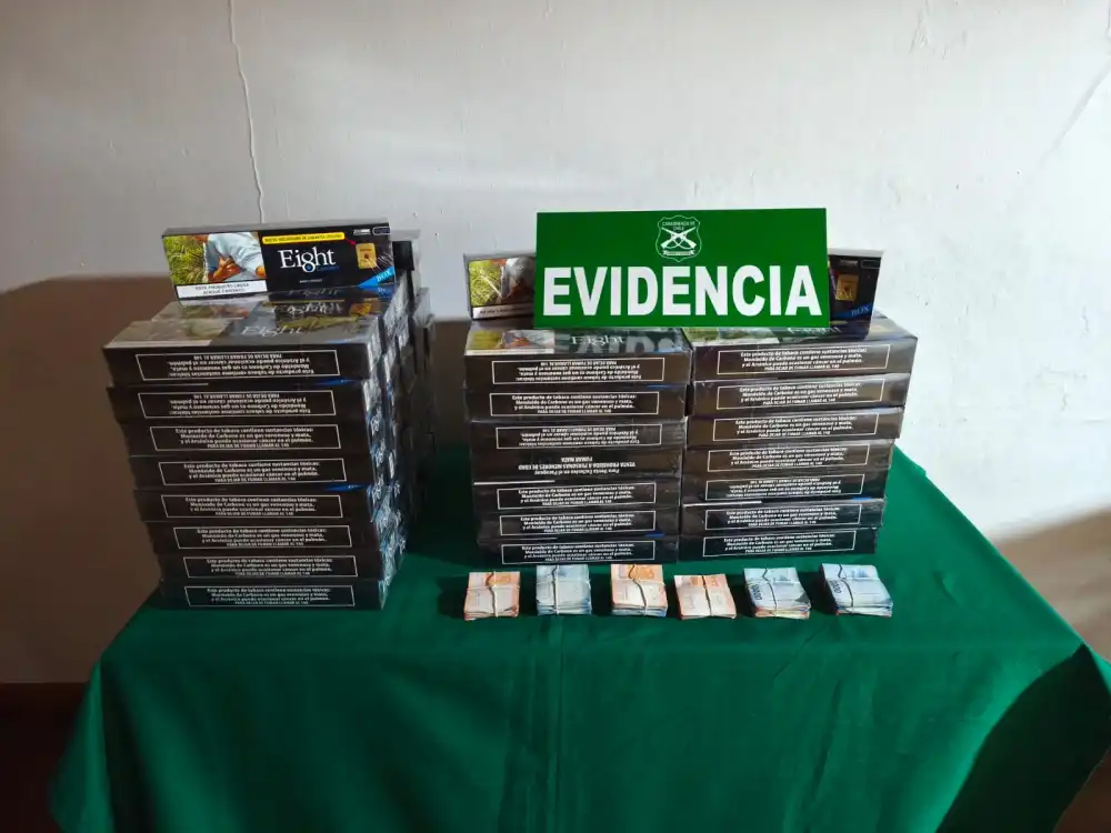 Fiscalizacion En La Ruta 5 Sur Termina Con Dos Detenidos Por Contrabando De Cigarrillos Frente A Chimbarongo