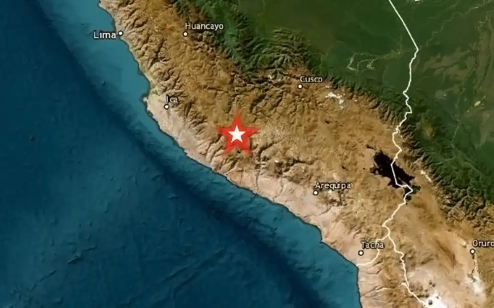 Fuerte Sismo Sacude Zona Central De Peru Shoa Descarta Amenaza De Tsunami Para Chile