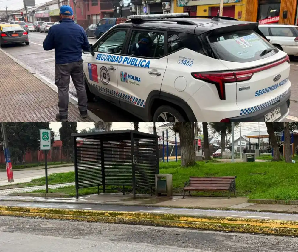 Municipio De Molina Recupera Paradero De Lontue Tras Intervencion Social Y Operativo De Limpieza