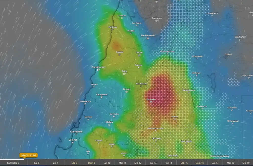 Senapred Declara Alerta Temprana Preventiva Para La Region Del Maule Por Nuevo Evento Meteorologico