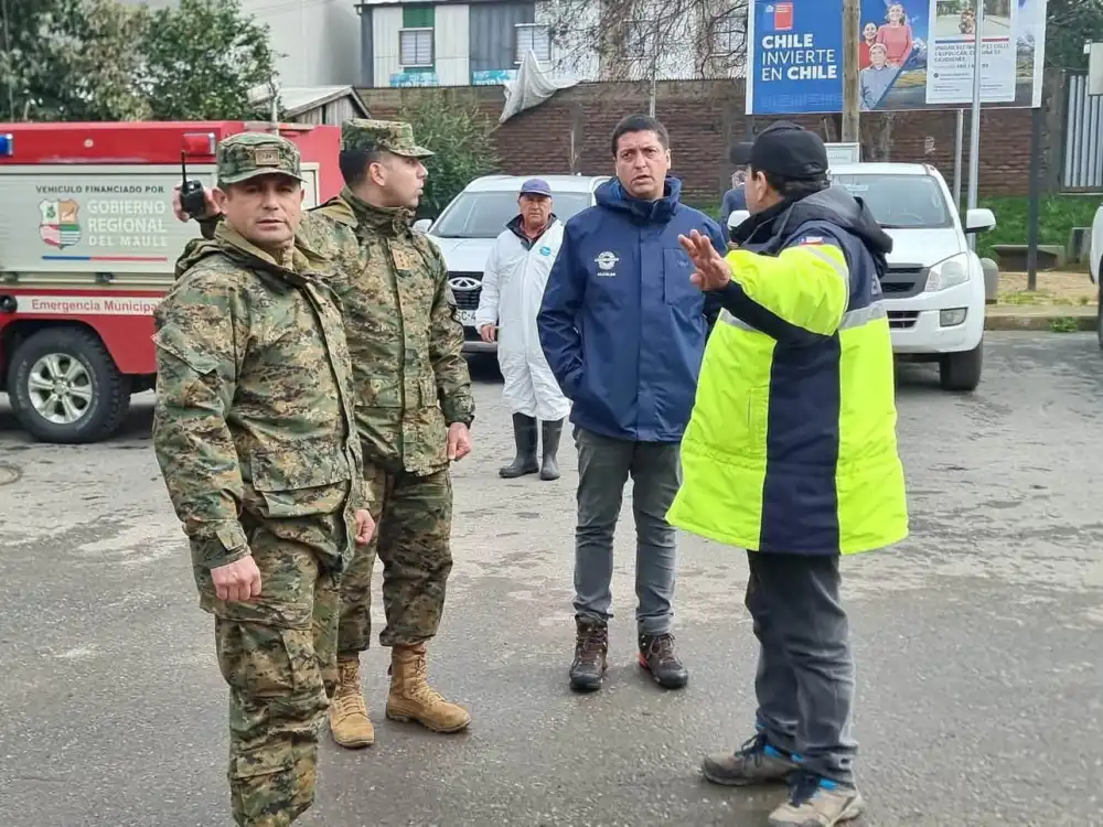 Seremi De Gobierno Supervisa En Cauquenes Las Labores De Respuesta Por Sistema Frontal