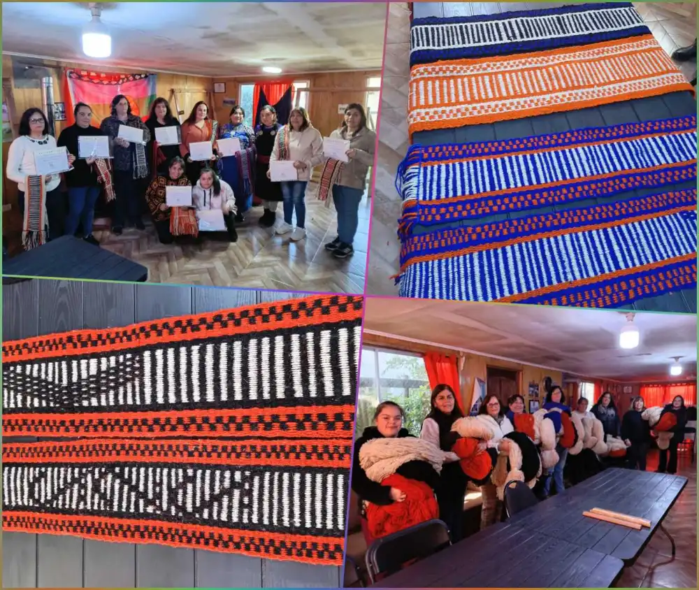 Taller De Witral Culmina En Llico Fortaleciendo La Transmision De Saberes Textiles Mapuche