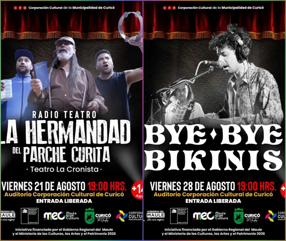 Teatro Y Electropop Marcaran Las Proximas Jornadas De La Cartelera Cultural Gratuita En Curico