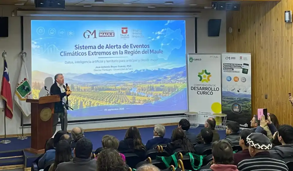 Curico Aborda Riesgos Climaticos Para La Agricultura Y Presenta Modelo Predictivo De Alerta Temprana
