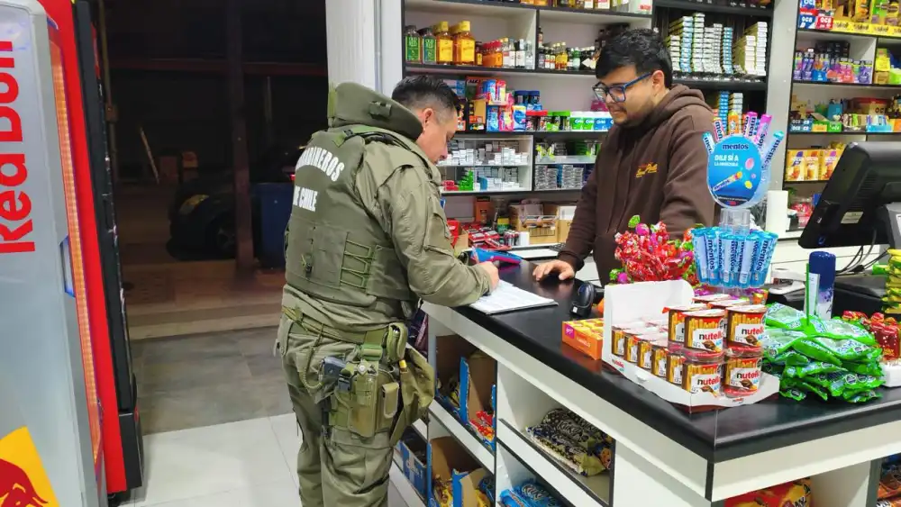 Ronda Focalizada De Carabineros En Licanten Culmina Con Cinco Personas Detenidas